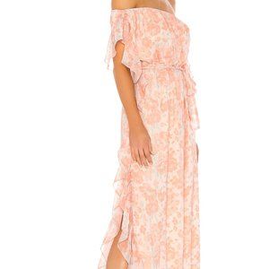 Tularosa Blaire Off The Shoulder Floral Ruffle BNWT